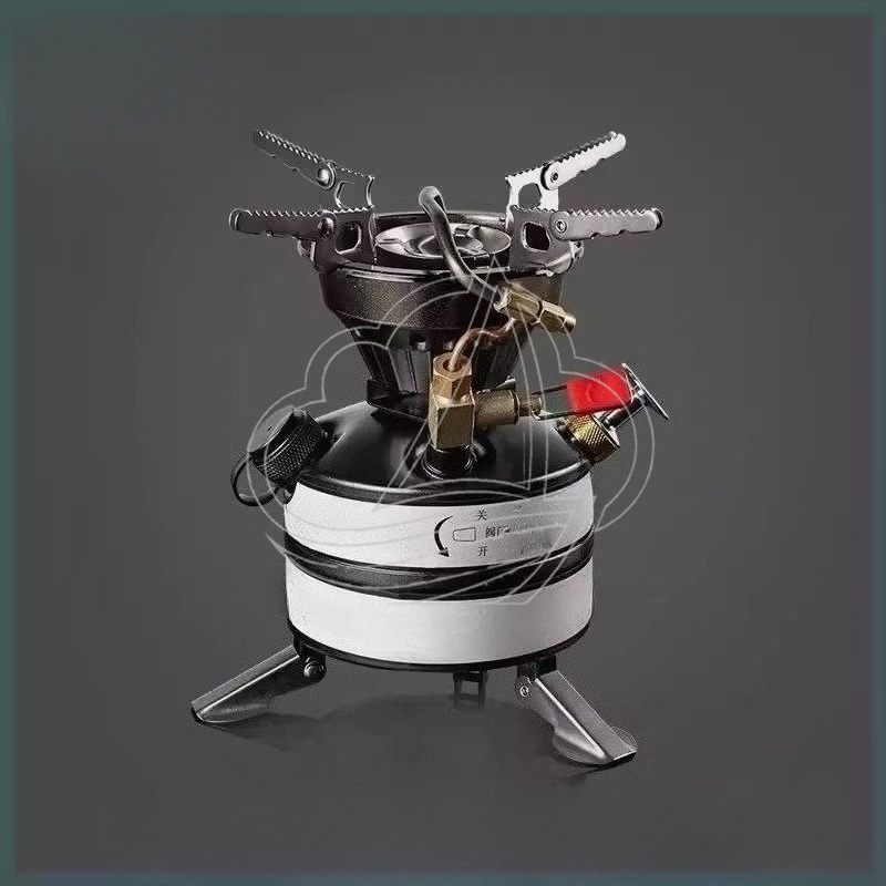 Camping Cooking Portable - All-in-One Tragbares Camping-Kocher-Set Multi-Fuel-Brenner für Outdoor-Picknick-Kochen