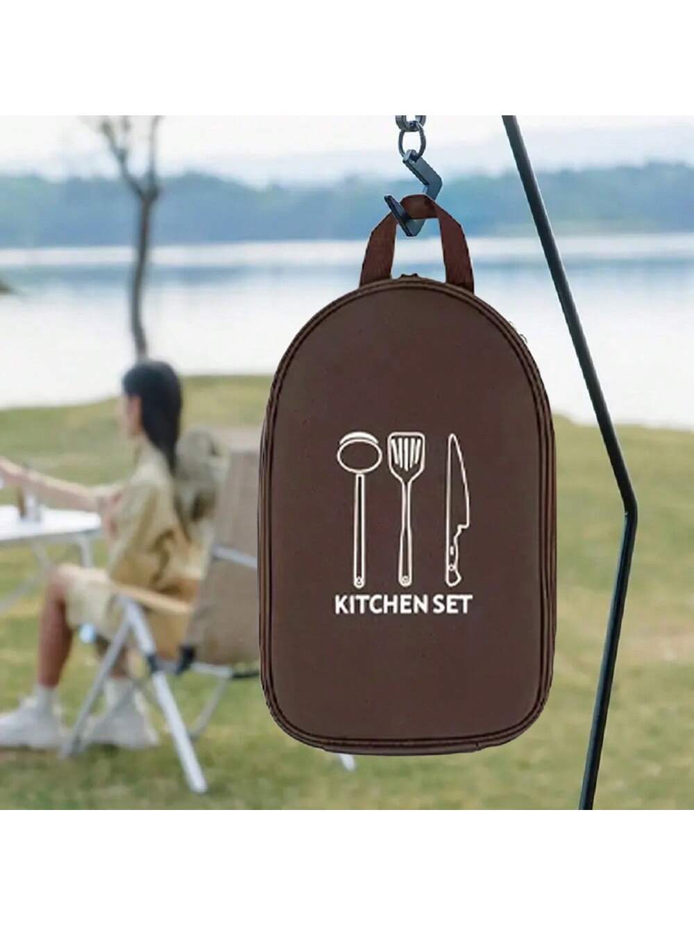 Camping Cooking Utensil Organizer - Outdoor Camping Kochgeschirr Lagerung Tasche Kochen