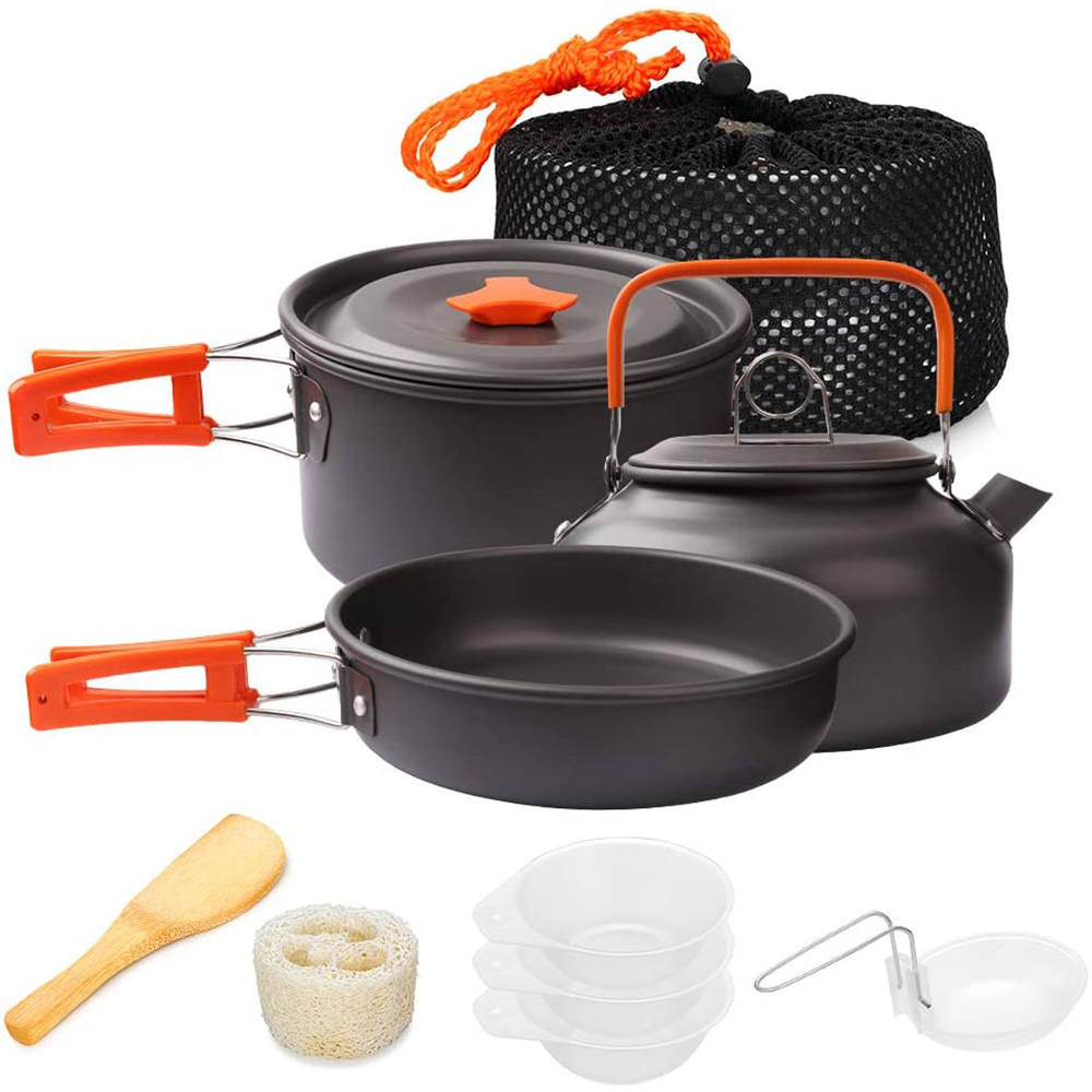 Camping Cooking Roll - 1 stücke/1 satz Camping Kochgeschirr Kit