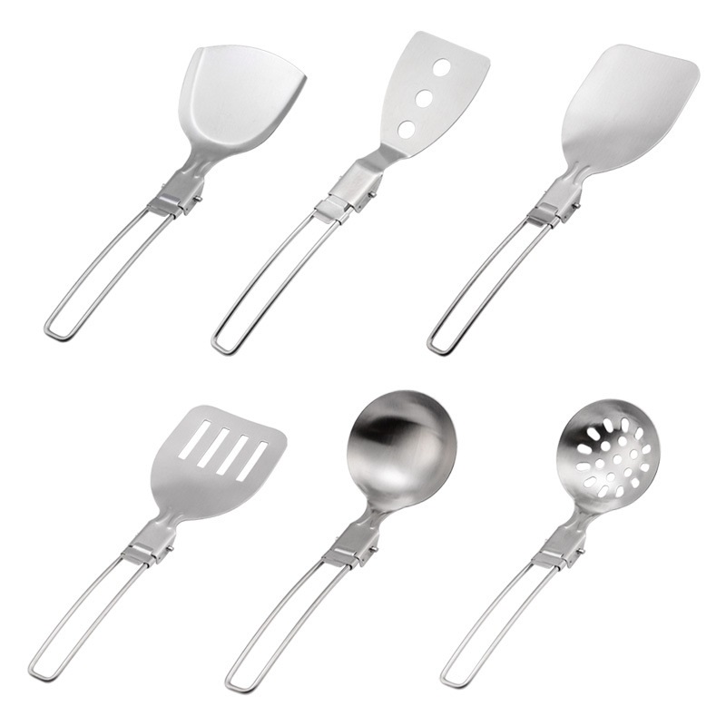 Camping Cooking Options - Stahl Klapp Kochgeschirr Spaten Camping Kochen