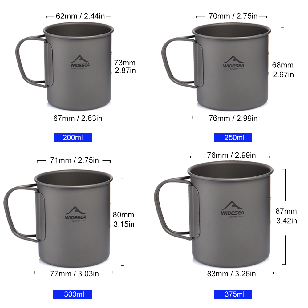 Widesea Camping-Becher Titan-T – Camping Cooking And Dining Set Bewertung und Preis