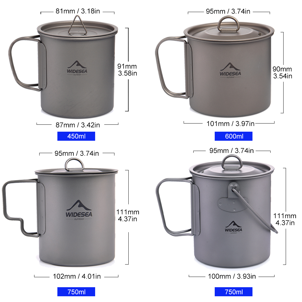 Widesea Camping-Becher Titan-T – Camping Cooking And Dining Set Bewertung und Preis