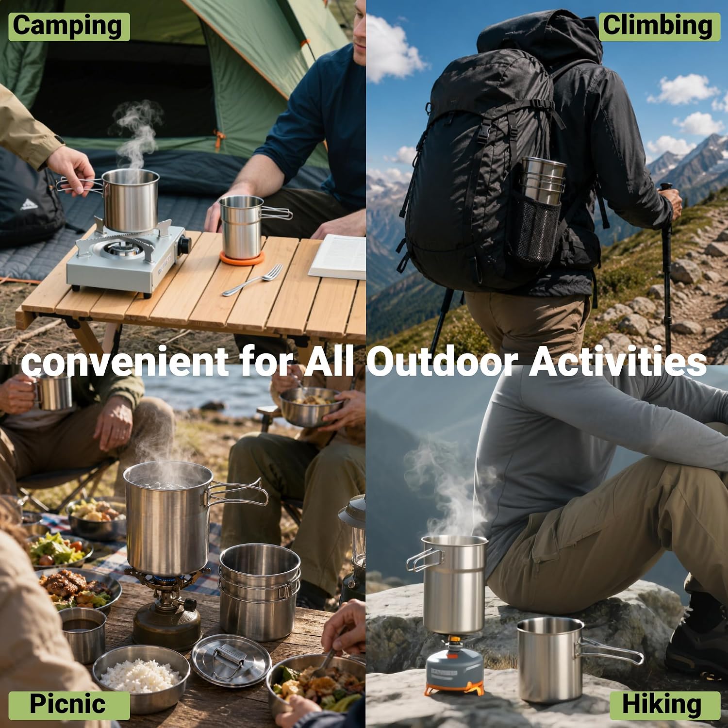 Faltbare Campingbecher, Campin – Camping Cooking Roll Bewertung und Preis