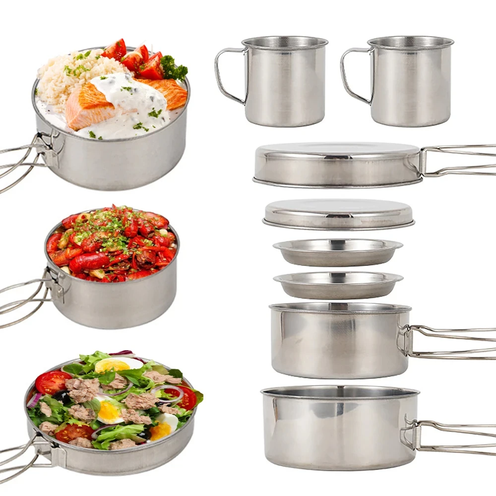 8 teile/satz Camping Kochgesch – Camping Cooking Roll Bewertung und Preis