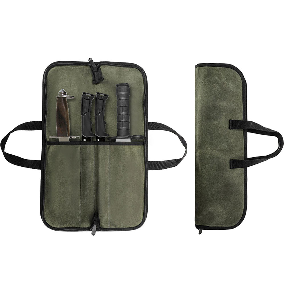 Gewachste Leinwand-Messerrolle – Camping Cooking Roll Bewertung und Preis