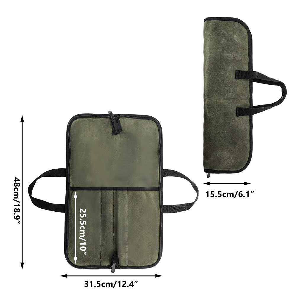 Gewachste Leinwand-Messerrolle – Camping Cooking Roll Bewertung und Preis