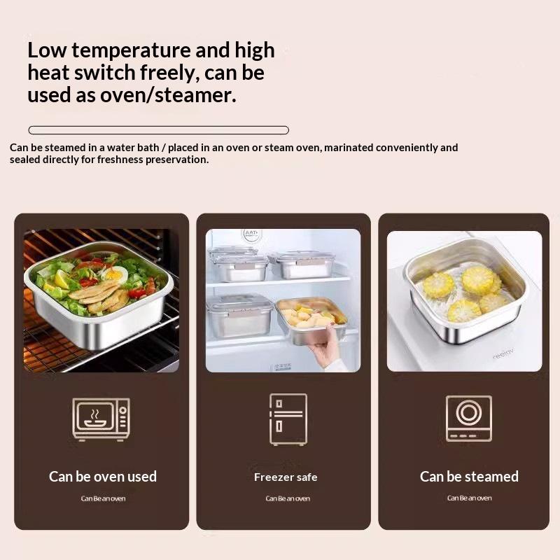 Tragbarer Edelstahl-Lebensmitt – Camping Cooking Food Bewertung und Preis