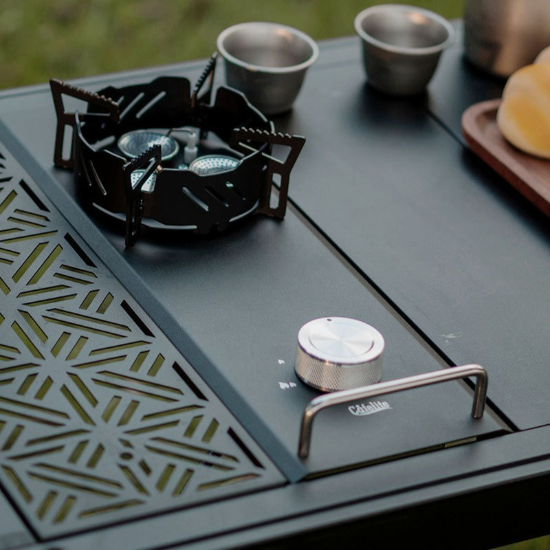 Mini Split Gaskocher Halbeinhe – Camping Cooking Table With Windshield Bewertung und Preis