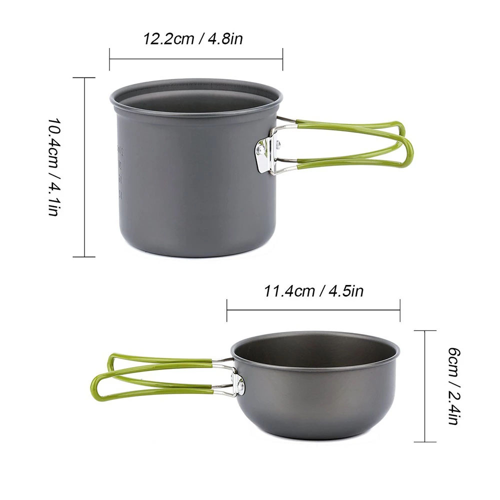 Outdoor-Camping-Kochset, optio – Camping Cooking Options Bewertung und Preis