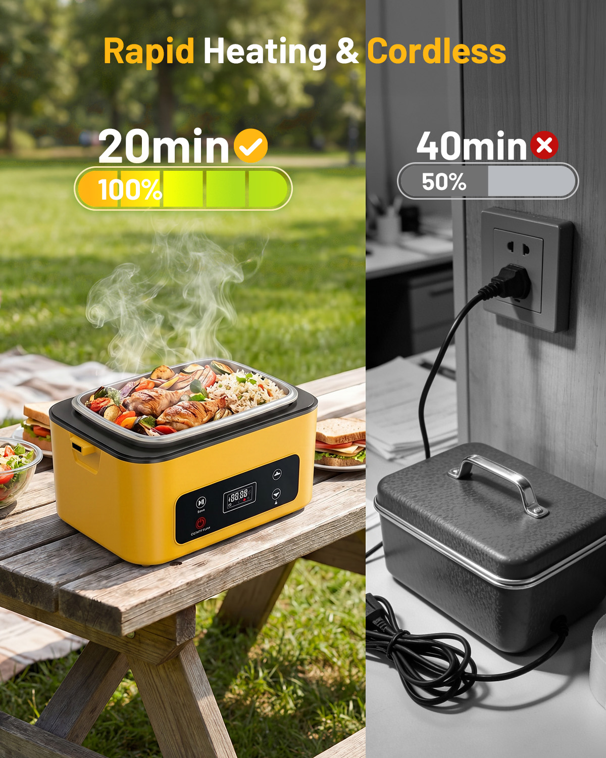 TaskStar Tragbare Beheizte Lun – Camping Cooking Food Bewertung und Preis