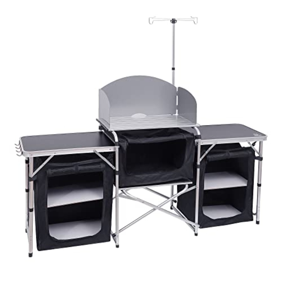 Camping-Küchentisch, Klappbare – Camping Cooking Table With Windshield Bewertung und Preis