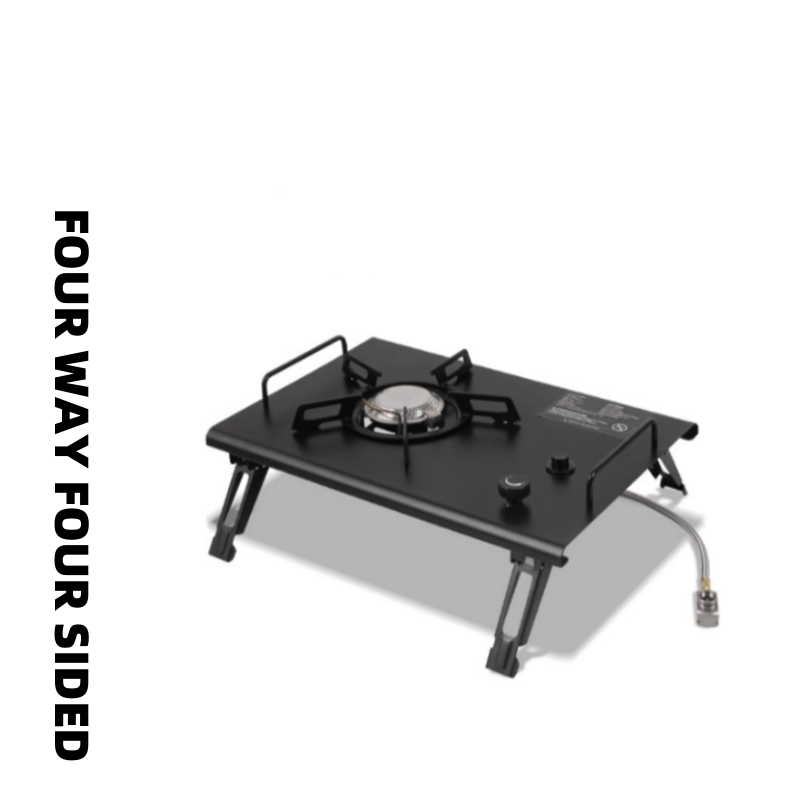 Outdoor faltbarer Karten-Campi – Camping Cooking Table With Windshield Bewertung und Preis