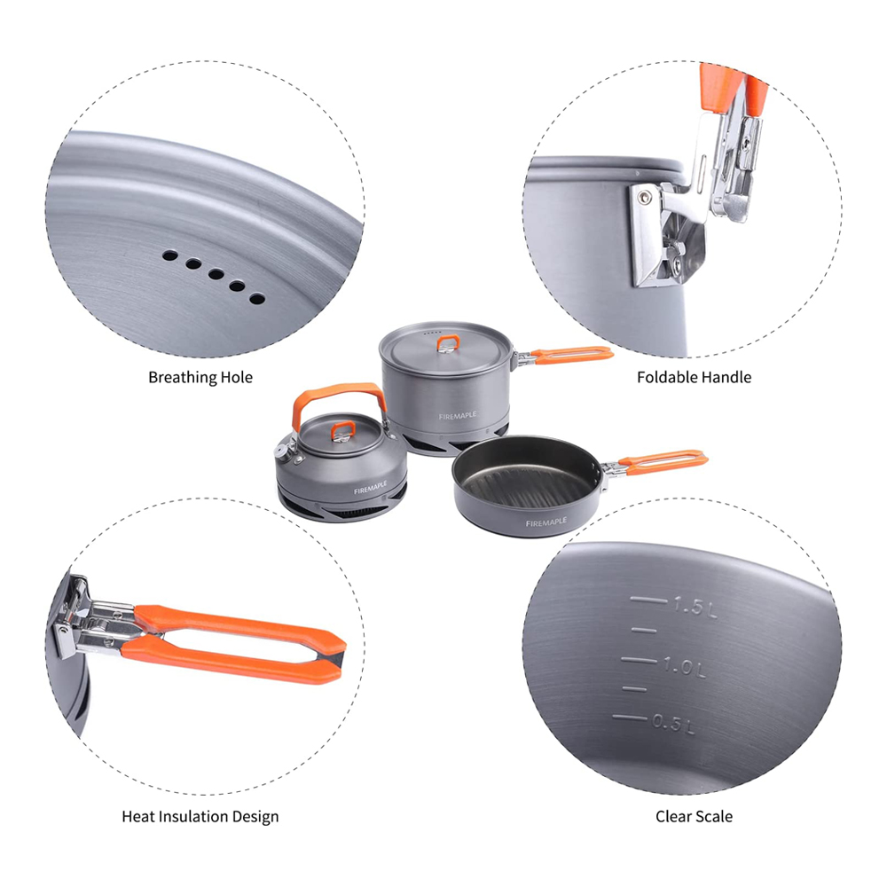 Fire Maple Camping Kochgeschir – Camping Cooking And Dining Set Bewertung und Preis